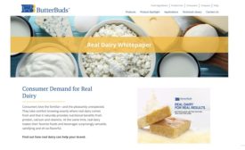 Butter Buds resource highlights demand for real dairy products