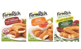 Farm Rich debuts plant-based cheese sticks plus pizza bites, stuffed ravioli