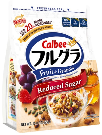 Calbee reduced sugar
