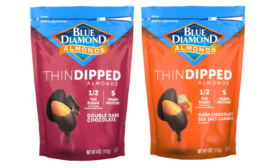 Blue Diamond debuts Chocolate 'Thin Dipped Almonds'