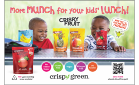 Crispy Green debuts redesigned packaging for Crispy Fruit line